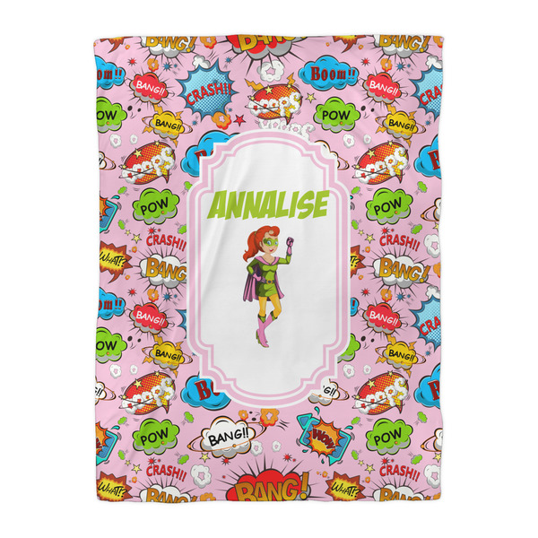 Woman Superhero Comforter - Twin XL - Front