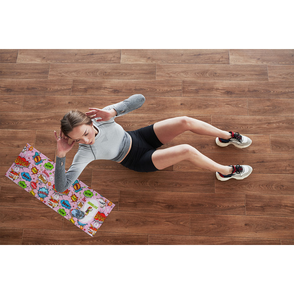 Woman Superhero Cooling Towel- Lifestyle