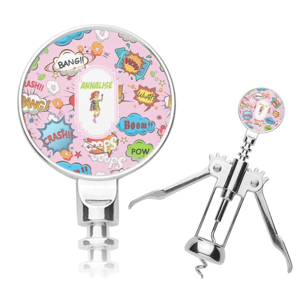 Custom Woman Superhero Corkscrew (Personalized)