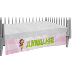 Woman Superhero Crib Skirt (Personalized)