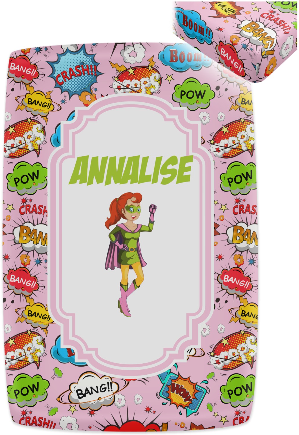 superhero crib sheet