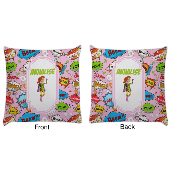 Woman Superhero Decorative Pillow Case - Approval