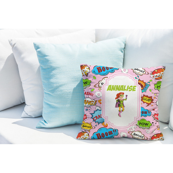 Woman Superhero Decorative Pillow Case - LIFESTYLE 2