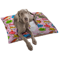 Woman Superhero Dog Bed - Large w/ Name or Text