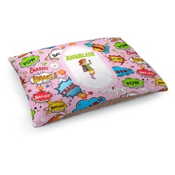 Woman Superhero Dog Bed - Medium w/ Name or Text