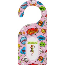 Woman Superhero Door Hanger (Personalized)