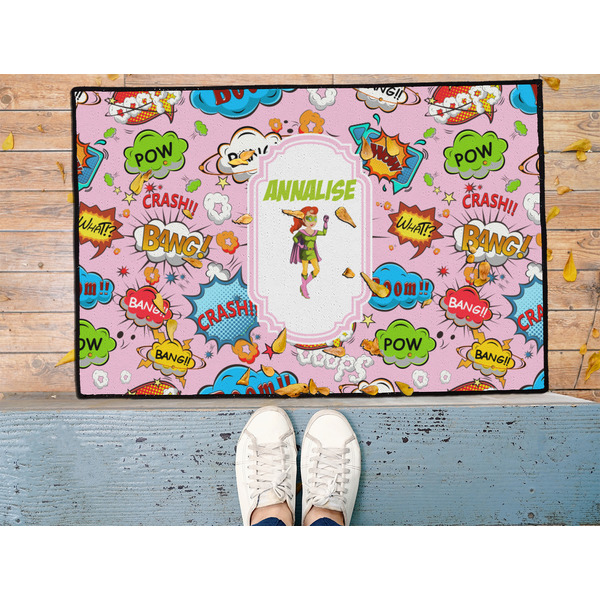 Woman Superhero Door Mat - LIFESTYLE (Med)