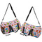 Woman Superhero Duffle bag large front and back sides