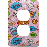 Woman Superhero Electric Outlet Plate