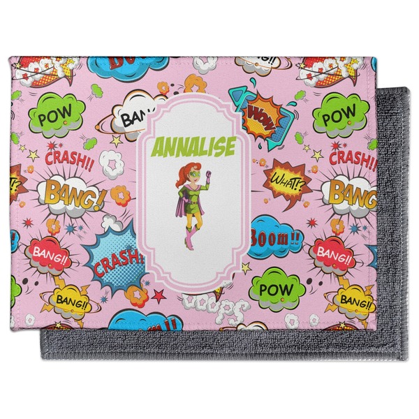 Woman Superhero Electronic Screen Wipe - Flat