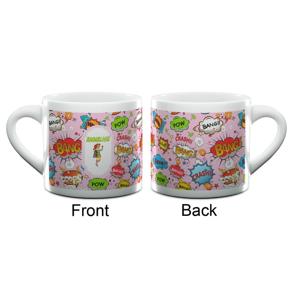 Woman Superhero Espresso Cup - 6oz (Double Shot) (APPROVAL)