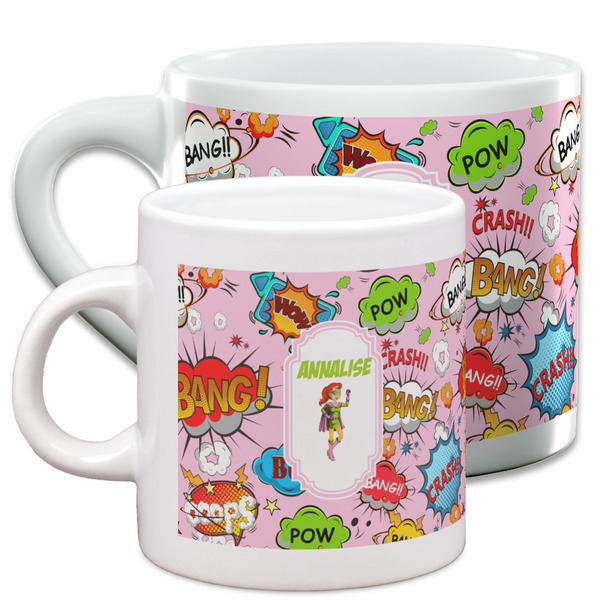 Woman Superhero Espresso Mugs - Main Parent