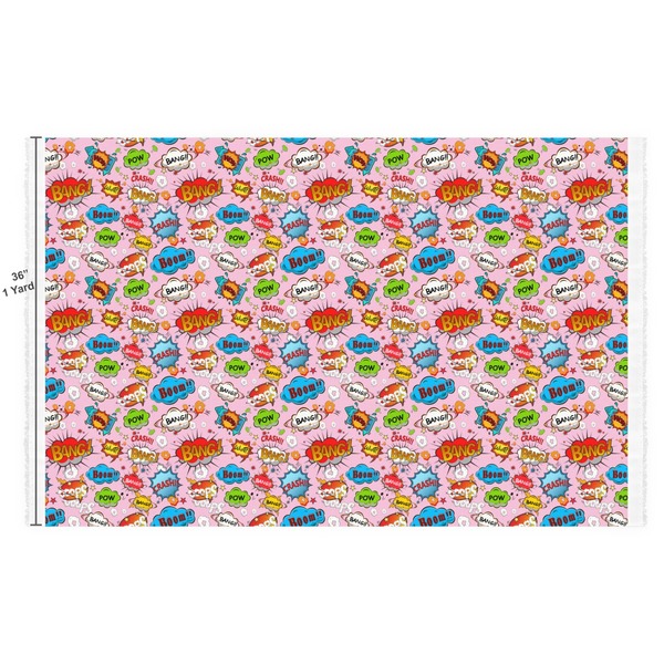 Woman Superhero Fabric Full Yard