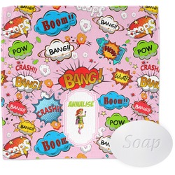Woman Superhero Washcloth (Personalized)