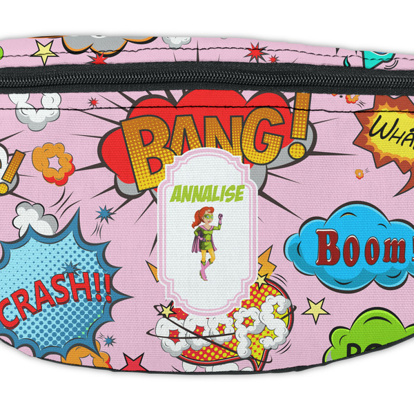 Woman Superhero Fanny Pack - Closeup