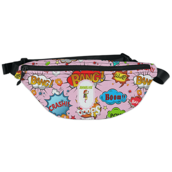 Custom Woman Superhero Fanny Pack - Classic Style (Personalized)