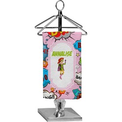 Woman Superhero Finger Tip Towel - Full Print (Personalized)