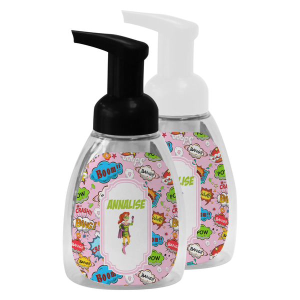 Woman Superhero Foam Soap Bottles - Main