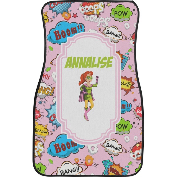 Woman Superhero Front Seat Car Mat