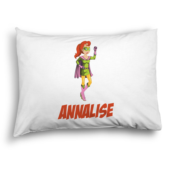 Custom Woman Superhero Pillow Case - Standard - Graphic