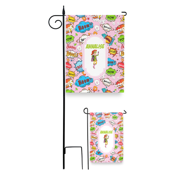 Woman Superhero Garden Flag - PARENT/MAIN