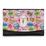 Woman Superhero Genuine Leather Women's Wallet - Small (Personalized)