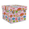 Woman Superhero Gift Boxes with Lid - Canvas Wrapped - Large - Front/Main