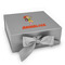 Woman Superhero Gift Boxes with Magnetic Lid - Silver - Front