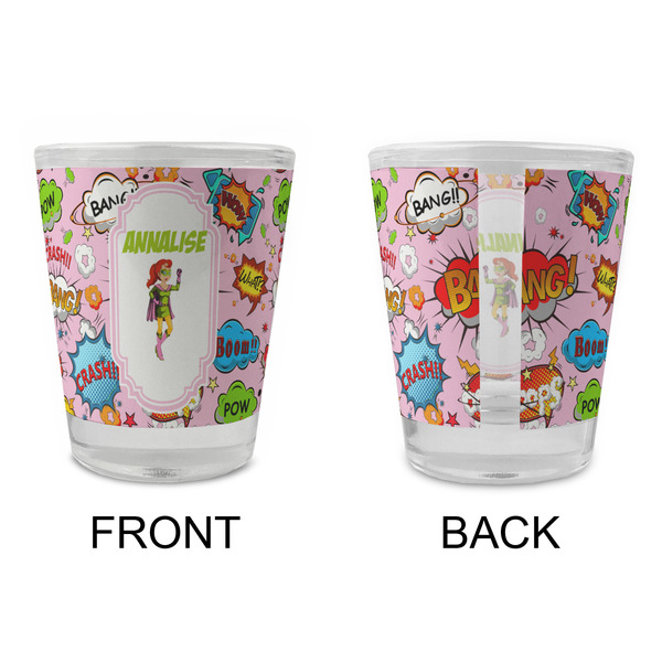 Woman Superhero Glass Shot Glass - Standard - APPROVAL