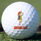 Woman Superhero Golf Ball - Branded - Front
