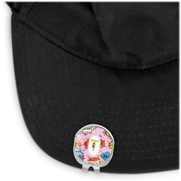 Woman Superhero Golf Ball Marker Hat Clip - Main