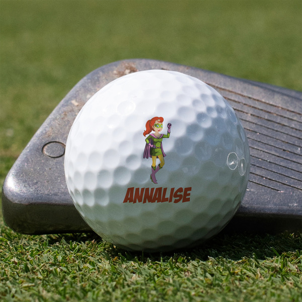 Woman Superhero Golf Ball - Non-Branded - Club