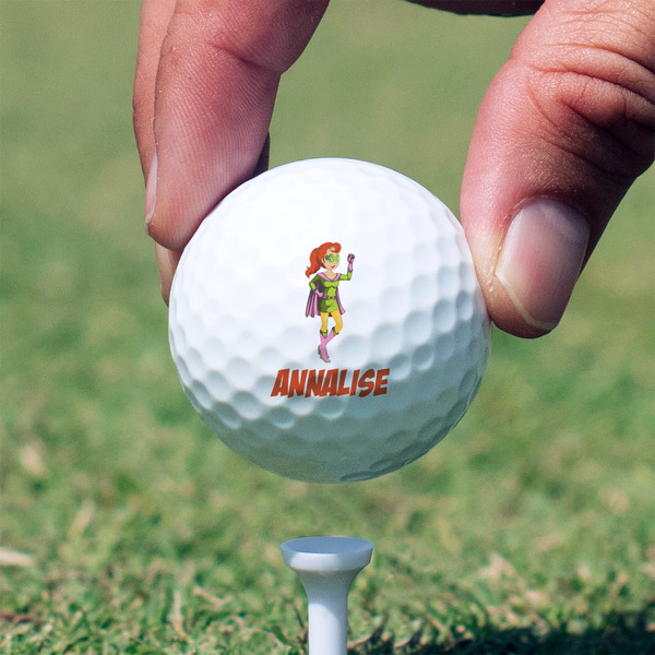 Woman Superhero Golf Ball - Non-Branded - Hand