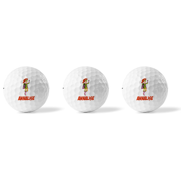Woman Superhero Golf Balls - Titleist - Set of 3 - APPROVAL