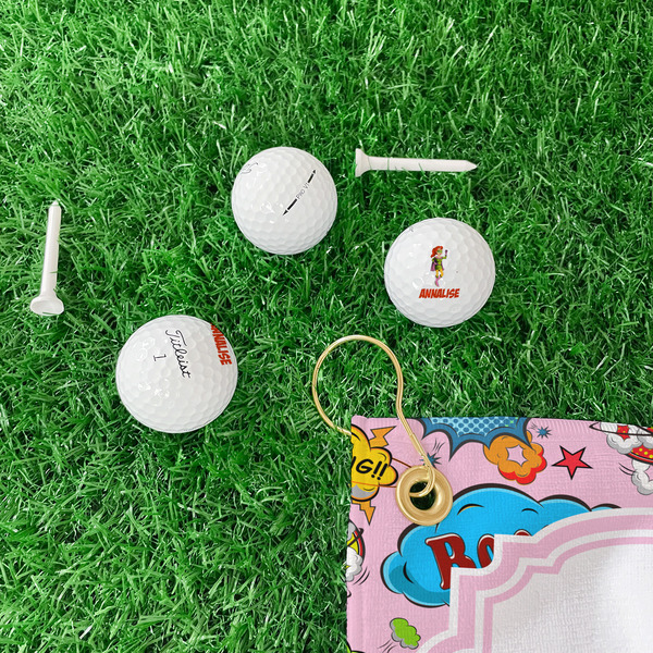 Woman Superhero Golf Balls - Titleist - Set of 3 - LIFESTYLE