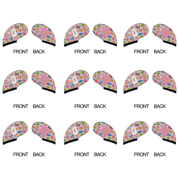 Woman Superhero Golf Club Covers - APPROVAL (set of 9)