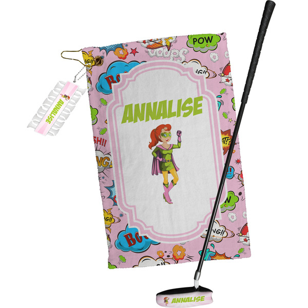 Woman Superhero Golf Gift Kit (Full Print)