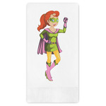 Woman Superhero Guest Paper Towels - Full Color