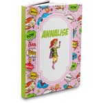 Woman Superhero Hardbound Journal - 7.25" x 10" (Personalized)