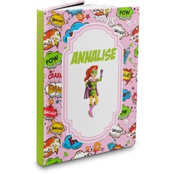 Woman Superhero Hardbound Journal (Personalized)