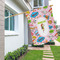 Woman Superhero House Flags - Double Sided - LIFESTYLE