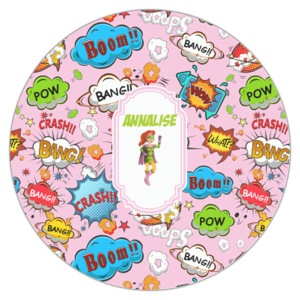 Woman Superhero Icing Circle - XSmall - Single