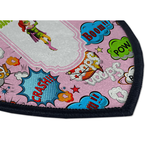 Woman Superhero Iron on Shield 3 Detail