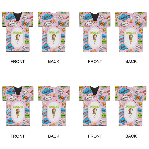 Woman Superhero Jersey Bottle Cooler - Set of 4 - APPROVAL