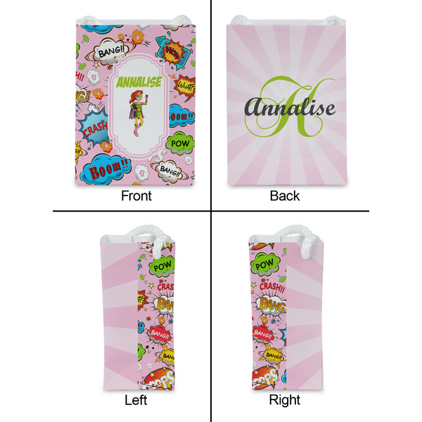 Woman Superhero Jewelry Gift Bag - Gloss - Approval