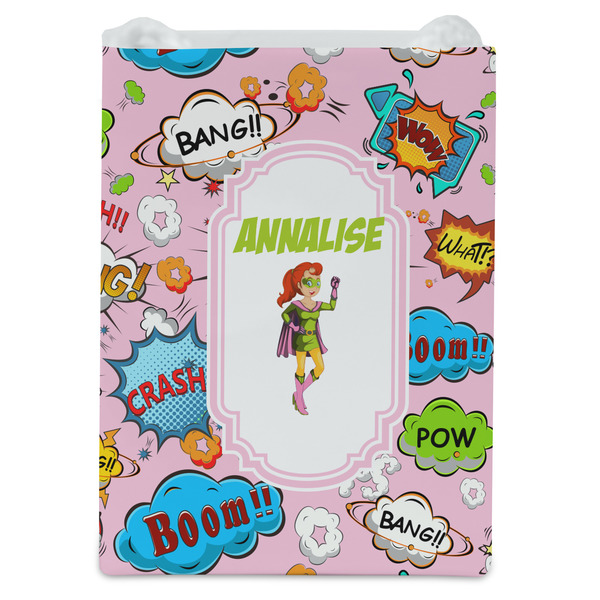 Woman Superhero Jewelry Gift Bag - Matte - Front