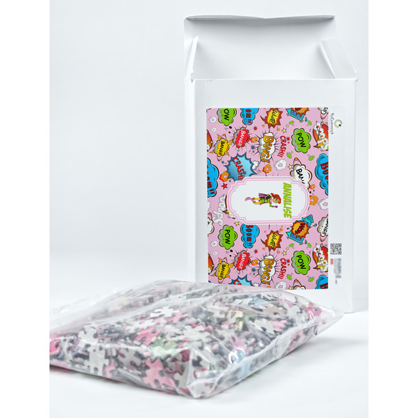 Woman Superhero Jigsaw Puzzle 1014 Piece - Box