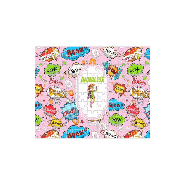 Custom Woman Superhero 110 pc Jigsaw Puzzle (Personalized)