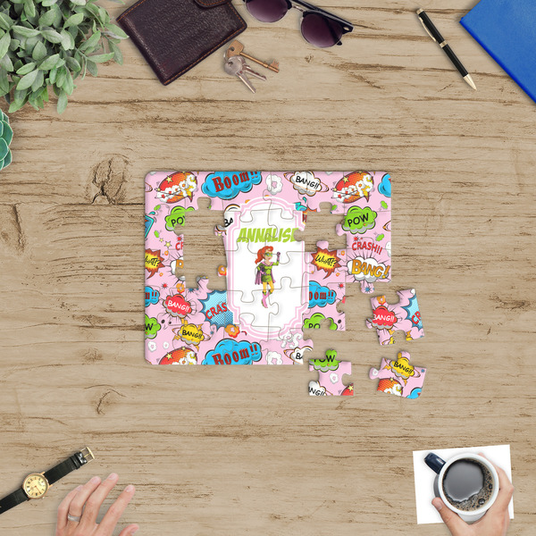 Woman Superhero Jigsaw Puzzle 30 Piece - In Context
