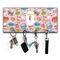 Woman Superhero Key Hanger w/ 4 Hooks w/ Graphics and Text
